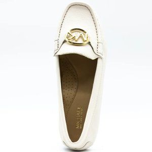 Michael Kors - MK Cream Crawford Genuine Leather Moccasin Loafers - Size 9/EU 40